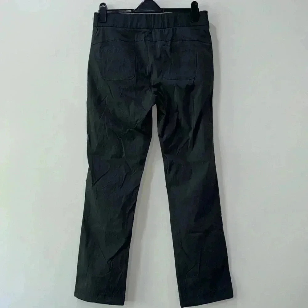 Vina Nylon Pants W/ Drawstring Ankle Size M, Color Flint Gray - Picture 7 of 12